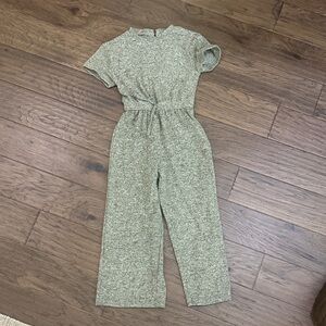 Zara Heathered Green Jumpsuit
